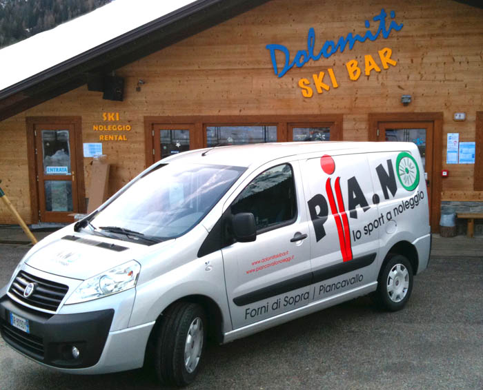 Dolomiti Ski Bar - trasporto gratuito sci