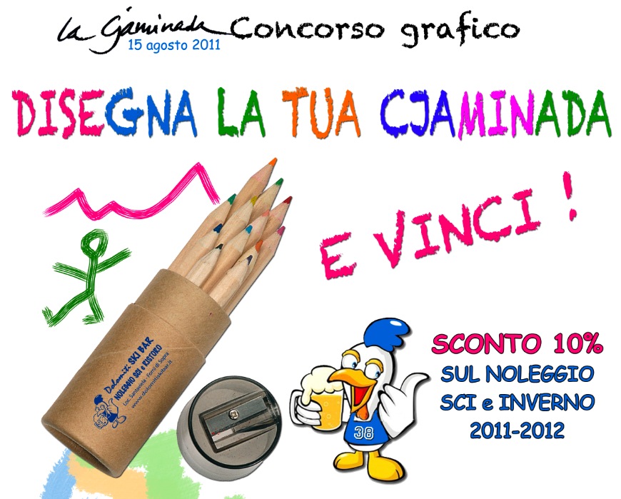 Concorso Grafico disegna la Cjaminada